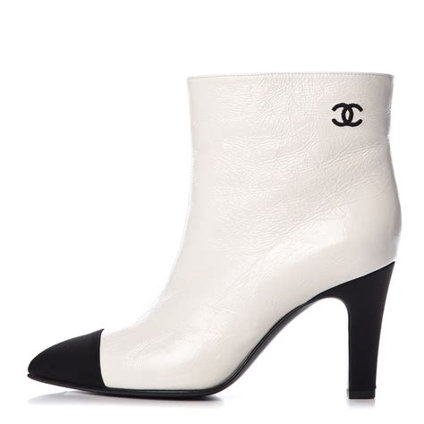 chanel clear boots|chanel white boots black toe.